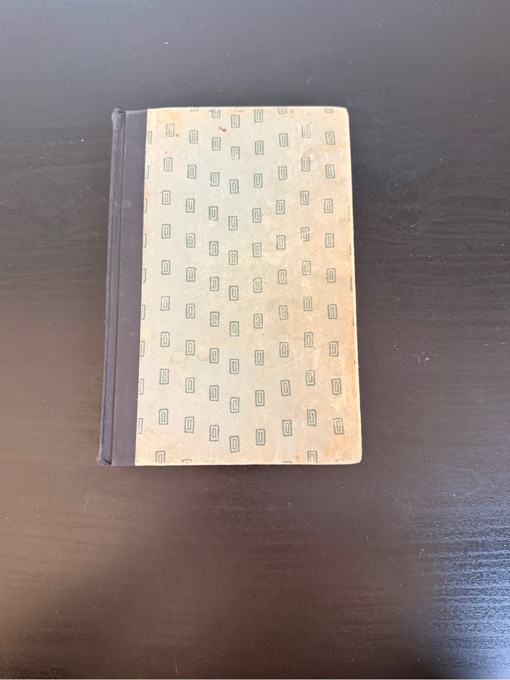 Vintage Style Notebook Case - Black and Tan